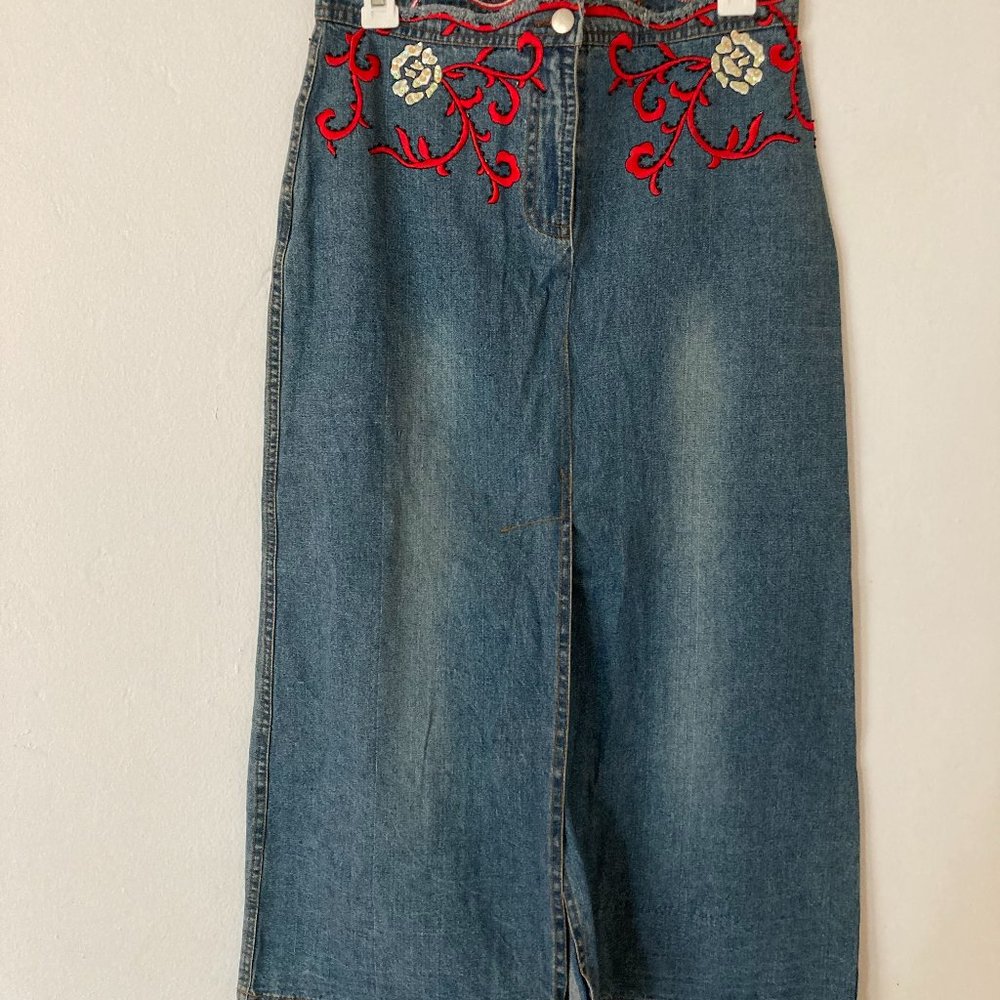 Parisport Long Jean skirt